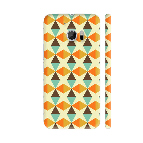 Vintage Triangle And Rhombus Pattern HTC 10 / 10 Lifestyle Cover| Artist: Designer Chennai