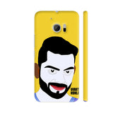 Virat Kohli Painting On Yellow HTC 10 / 10 Lifestyle Cover| Artist: Designer Chennai