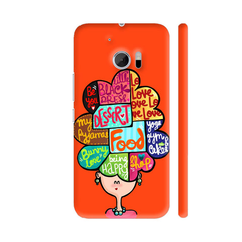 What Is In My Mind HTC 10 / 10 Lifestyle Cover| Artist: Woodle Doodle