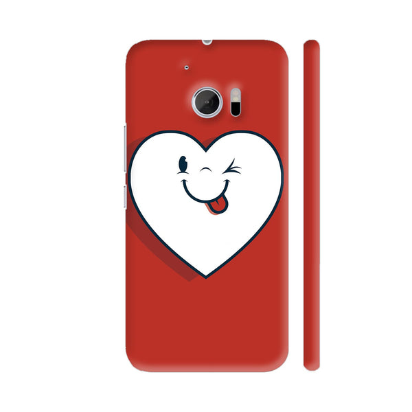 Winking Heart HTC 10 / 10 Lifestyle Cover| Artist: Abhinav