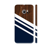 Wooden Slices Blue HTC 10 / 10 Lifestyle Cover| Artist: Abhinav