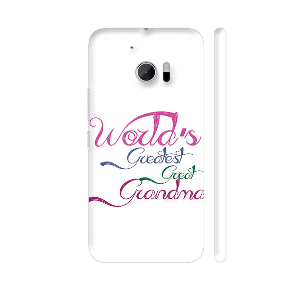 World's Greatest Great Grandma HTC 10 / 10 Lifestyle Cover| Artist: Designer Chennai