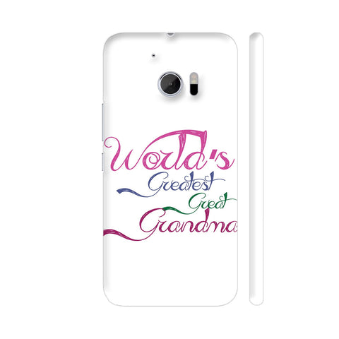 World's Greatest Great Grandma HTC 10 / 10 Lifestyle Cover| Artist: Designer Chennai