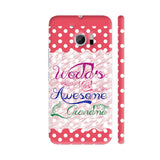 World's Most Awesome Grandma On Red Polka Dots HTC 10 / 10 Lifestyle Cover| Artist: Designer Chennai
