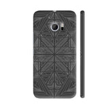 X Lines Web On Black HTC 10 / 10 Lifestyle Cover| Artist: Sourabh Tiwari