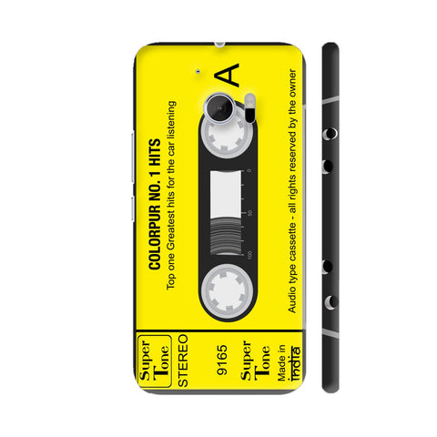 Yellow Cassette HTC 10 / 10 Lifestyle Cover| Artist: Abhinav