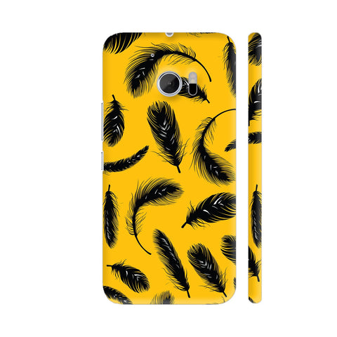 Yellow Feathers HTC 10 / 10 Lifestyle Cover| Artist: Abhinav